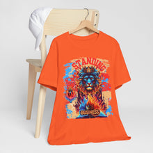 Load image into Gallery viewer, STANDING ON BUSINESS IN RED FIRE IN FRONT OF BIBLE (UNISEX)