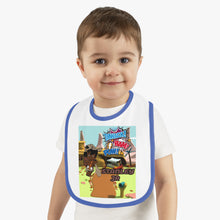 Load image into Gallery viewer, Baby Contrast Trim Jersey Bib