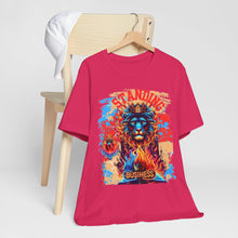 Load image into Gallery viewer, STANDING ON BUSINESS IN RED FIRE IN FRONT OF BIBLE (UNISEX)