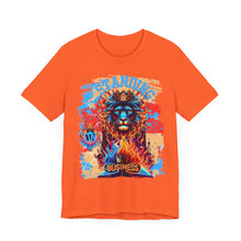 Load image into Gallery viewer, STANDING ON BUSINESS IN BLUE FIRE IN FRONT OF BIBLE (UNISEX)