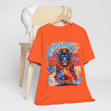 Load image into Gallery viewer, STANDING ON BUSINESS IN BLUE FIRE IN FRONT OF BIBLE (UNISEX)