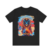 Load image into Gallery viewer, STANDING ON BUSINESS IN BLUE FIRE IN FRONT OF BIBLE (UNISEX)