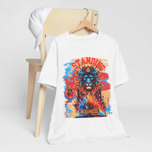 Load image into Gallery viewer, STANDING ON BUSINESS IN RED FIRE IN FRONT OF BIBLE (UNISEX)