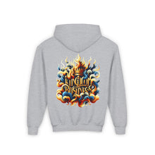 Load image into Gallery viewer, KINGDOM BUSINES Youth Heavy Blend Hooded Sweatshirt