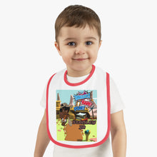 Load image into Gallery viewer, Baby Contrast Trim Jersey Bib