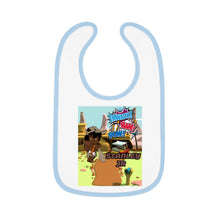 Load image into Gallery viewer, Baby Contrast Trim Jersey Bib