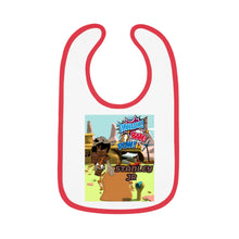 Load image into Gallery viewer, Baby Contrast Trim Jersey Bib