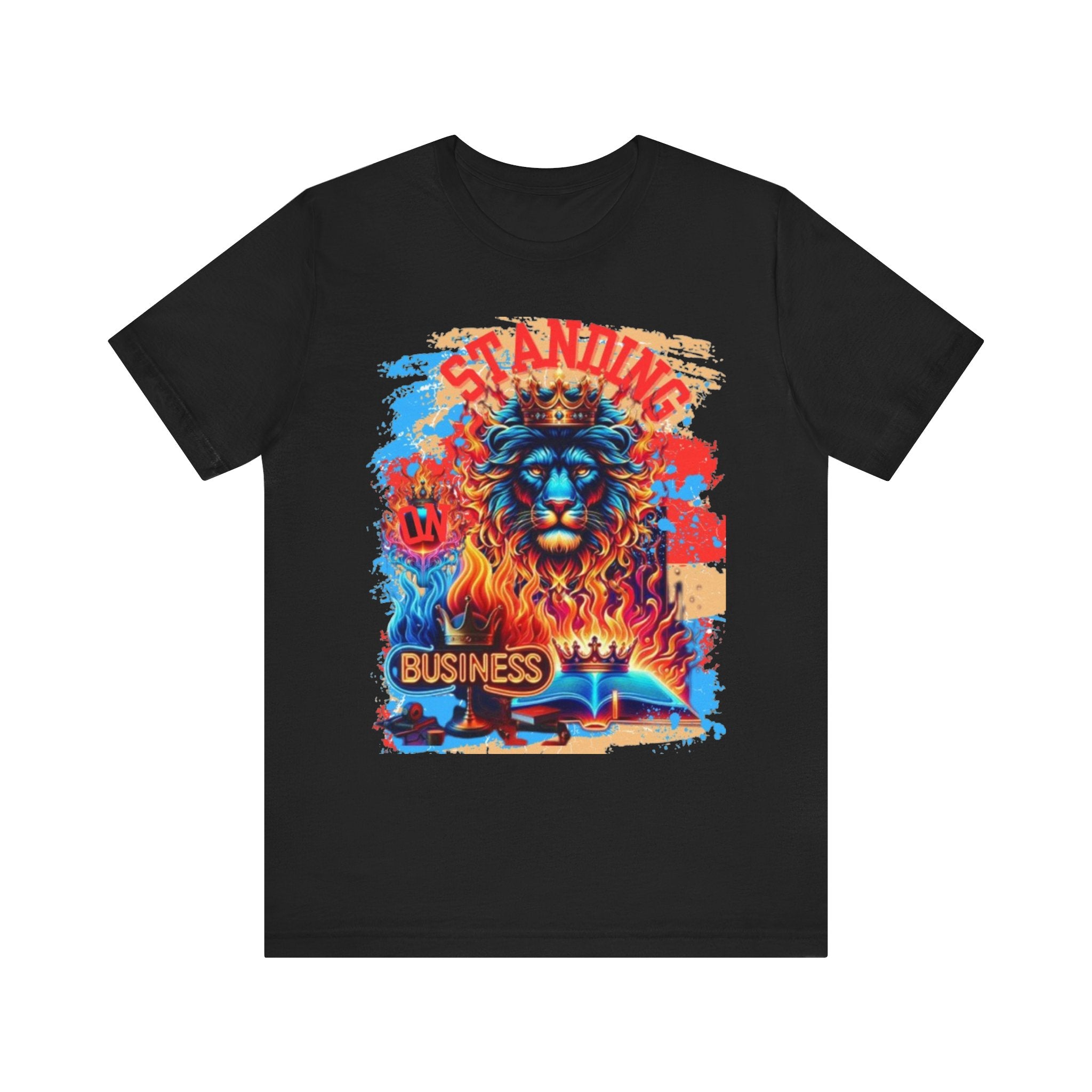 STANDING ON BUSINESS IN RED FIRE ON THE SIDE (UNISEX)