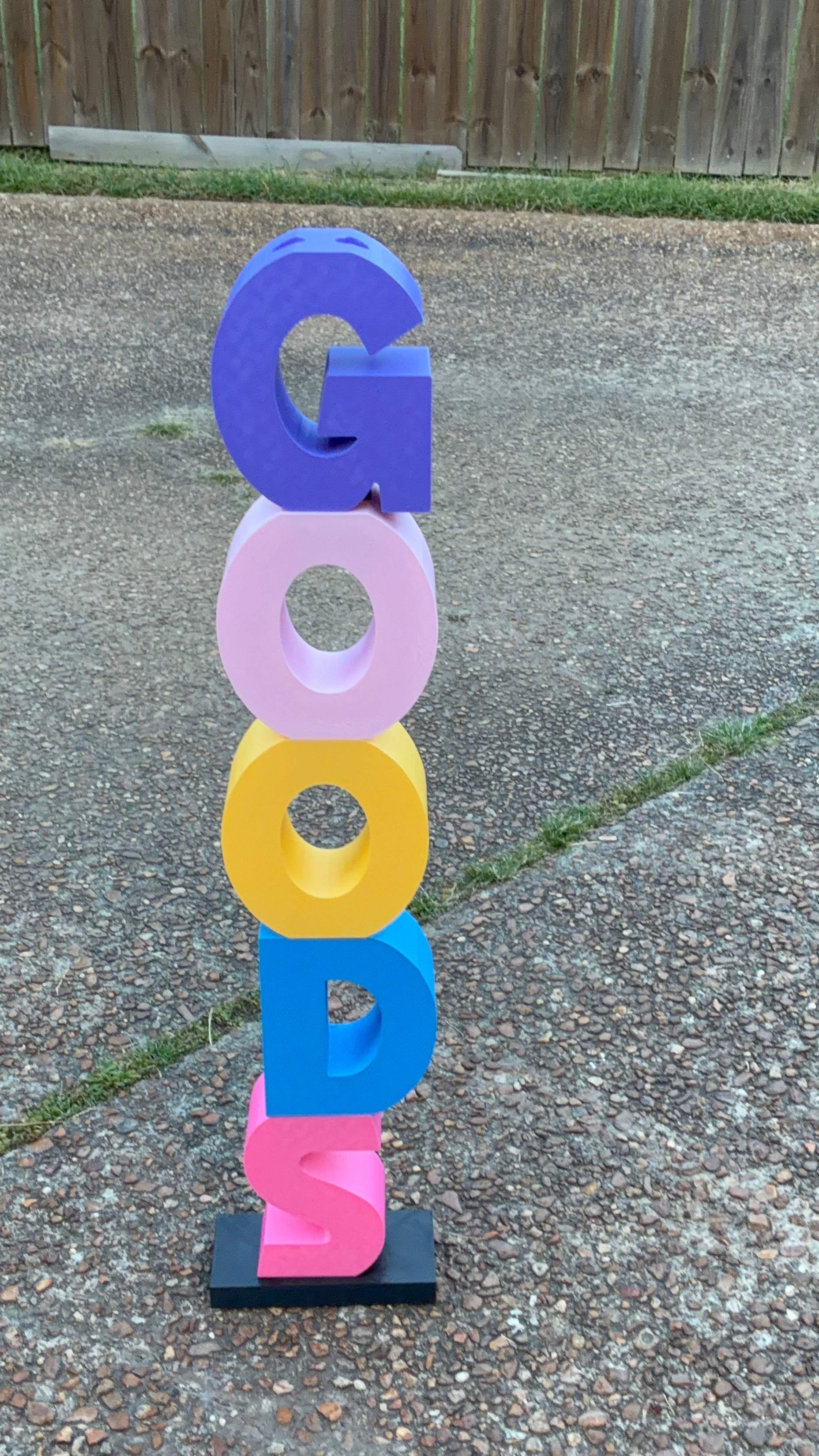 Custom Stackable Letter