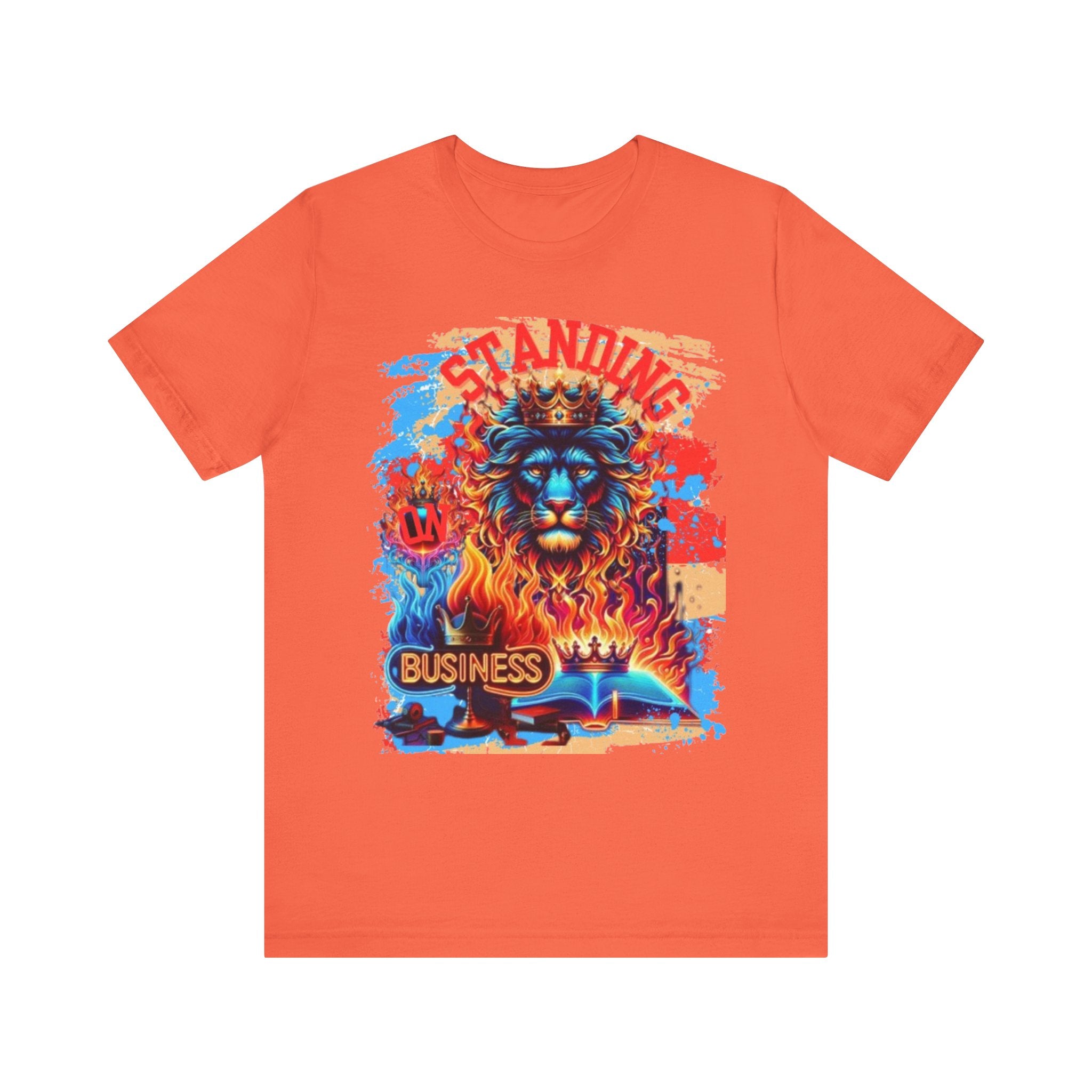 STANDING ON BUSINESS IN RED FIRE ON THE SIDE (UNISEX)