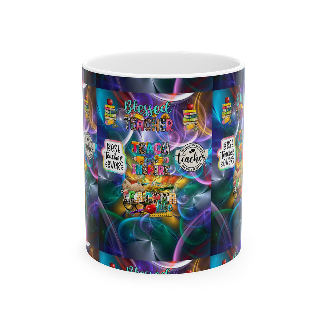 Ceramic Mug, (11oz, 15oz) TEACHER