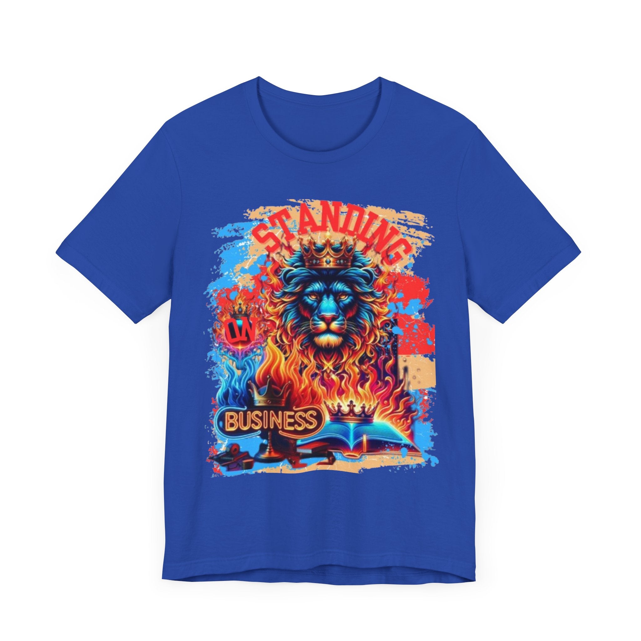 STANDING ON BUSINESS IN RED FIRE ON THE SIDE (UNISEX)
