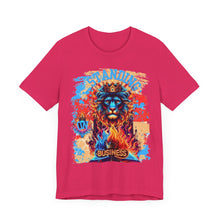Load image into Gallery viewer, STANDING ON BUSINESS IN BLUE FIRE IN FRONT OF BIBLE (UNISEX)
