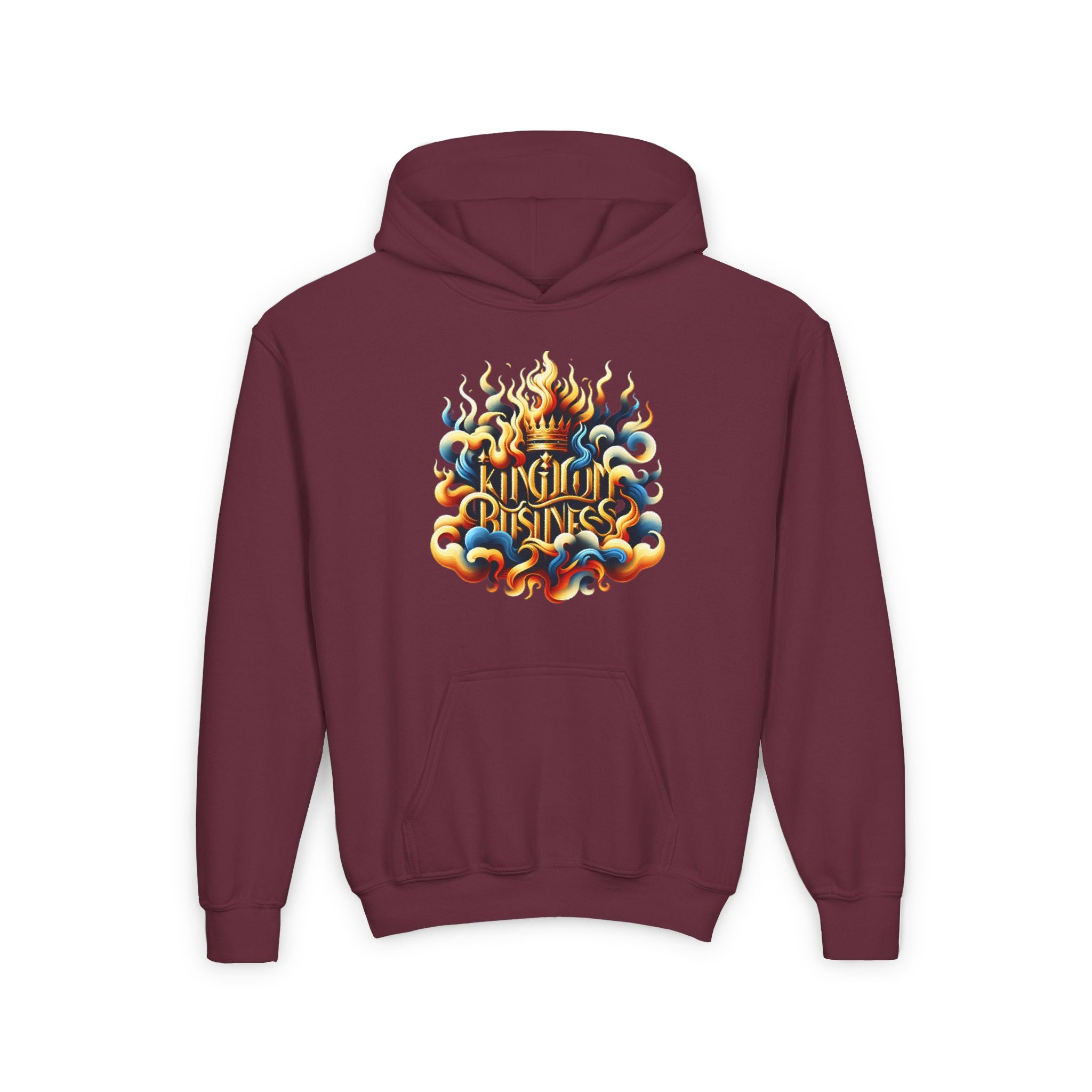 KINGDOM BUSINES Youth Heavy Blend Hooded Sweatshirt