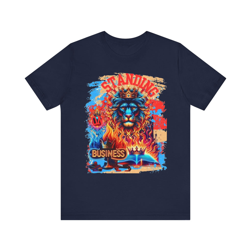 STANDING ON BUSINESS IN RED FIRE ON THE SIDE (UNISEX)