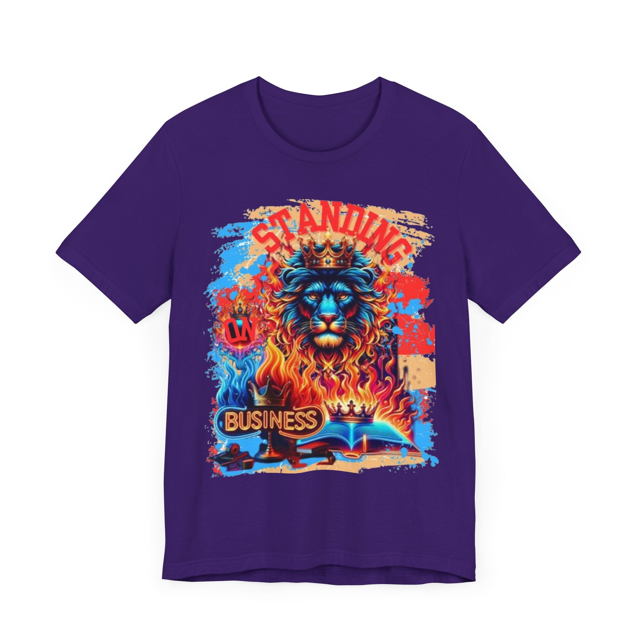 STANDING ON BUSINESS IN RED FIRE ON THE SIDE (UNISEX)