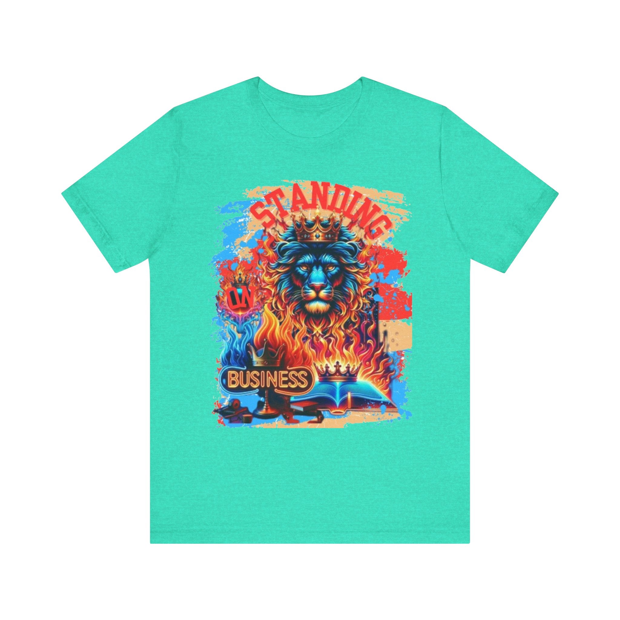 STANDING ON BUSINESS IN RED FIRE ON THE SIDE (UNISEX)