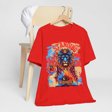 Load image into Gallery viewer, STANDING ON BUSINESS IN RED FIRE IN FRONT OF BIBLE (UNISEX)
