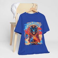 Load image into Gallery viewer, STANDING ON BUSINESS IN BLUE FIRE IN FRONT OF BIBLE (UNISEX)
