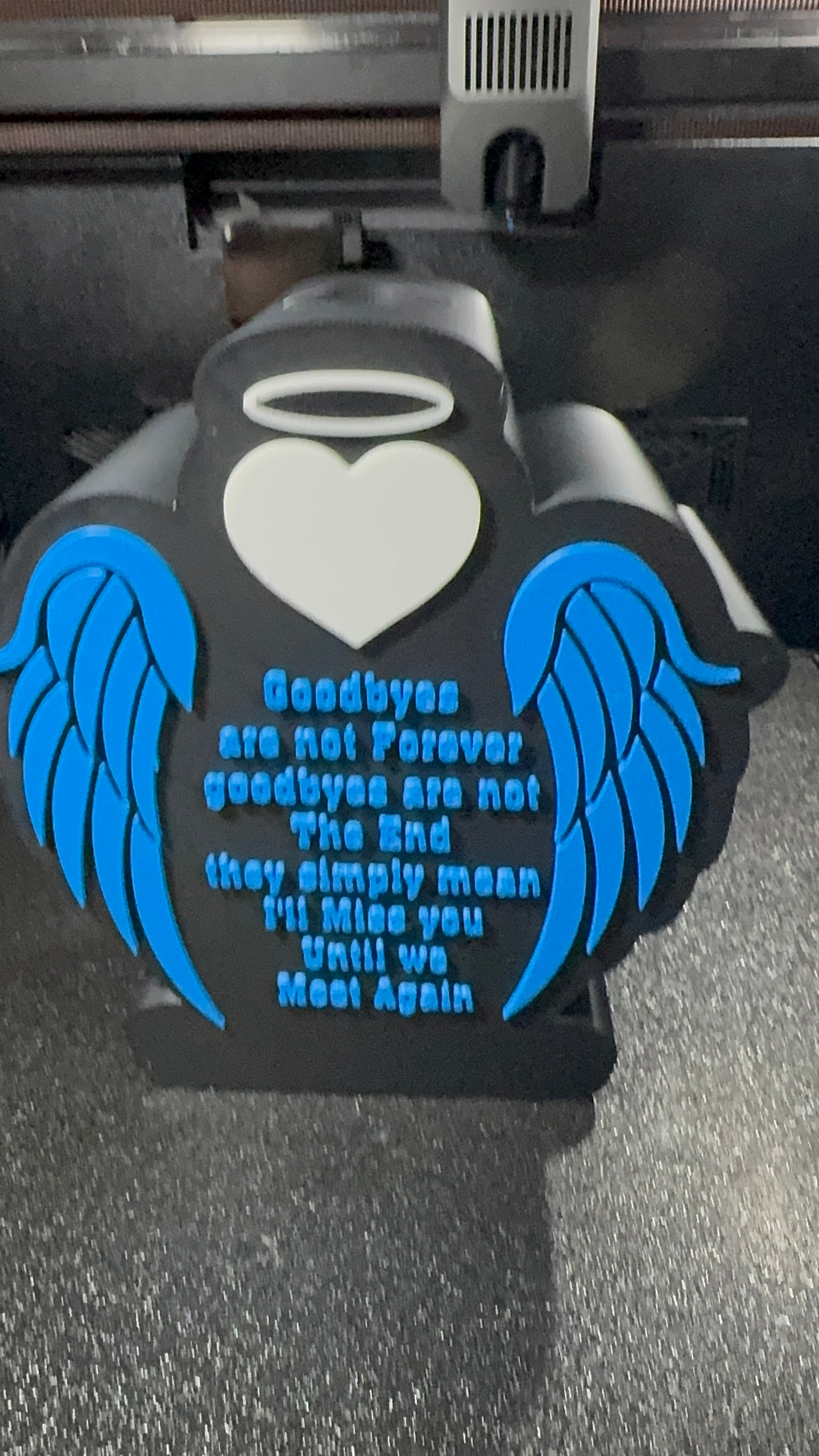 Customized Memorial Lampshade and Lamp Base Keepsake