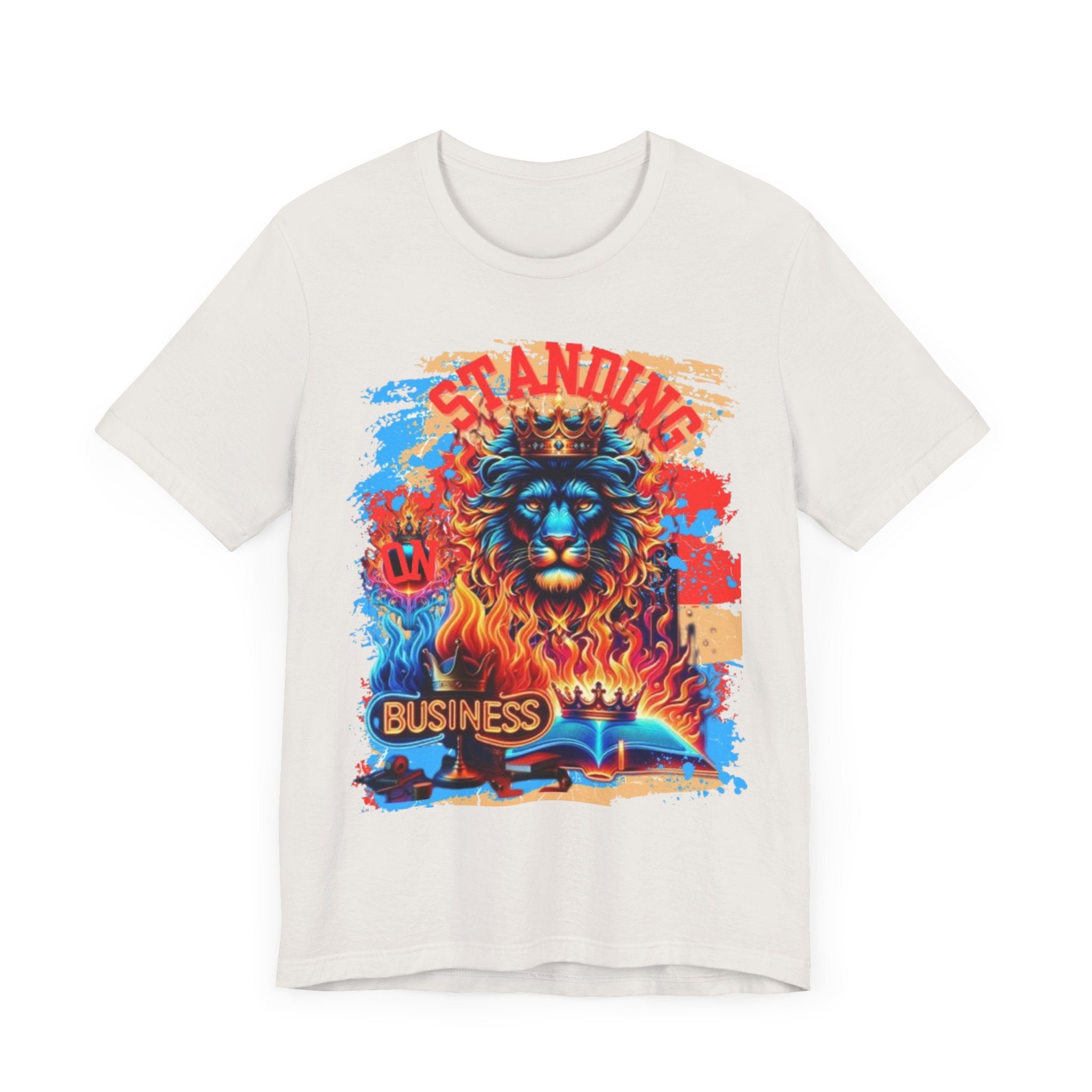 STANDING ON BUSINESS IN RED FIRE ON THE SIDE (UNISEX)