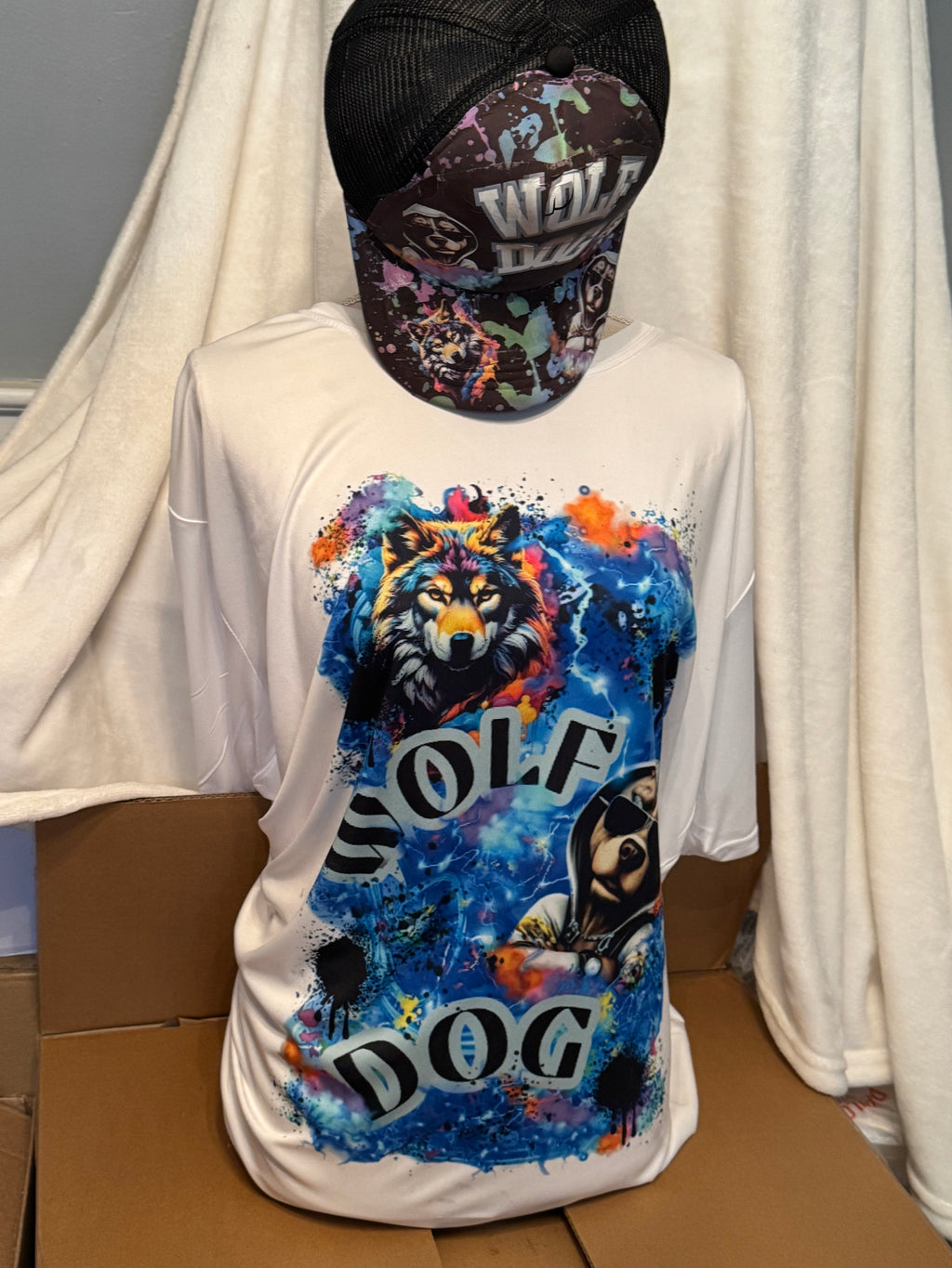 Customized Wolf Dog Shirt