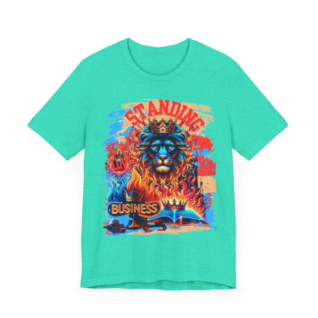 STANDING ON BUSINESS IN RED FIRE ON THE SIDE (UNISEX)