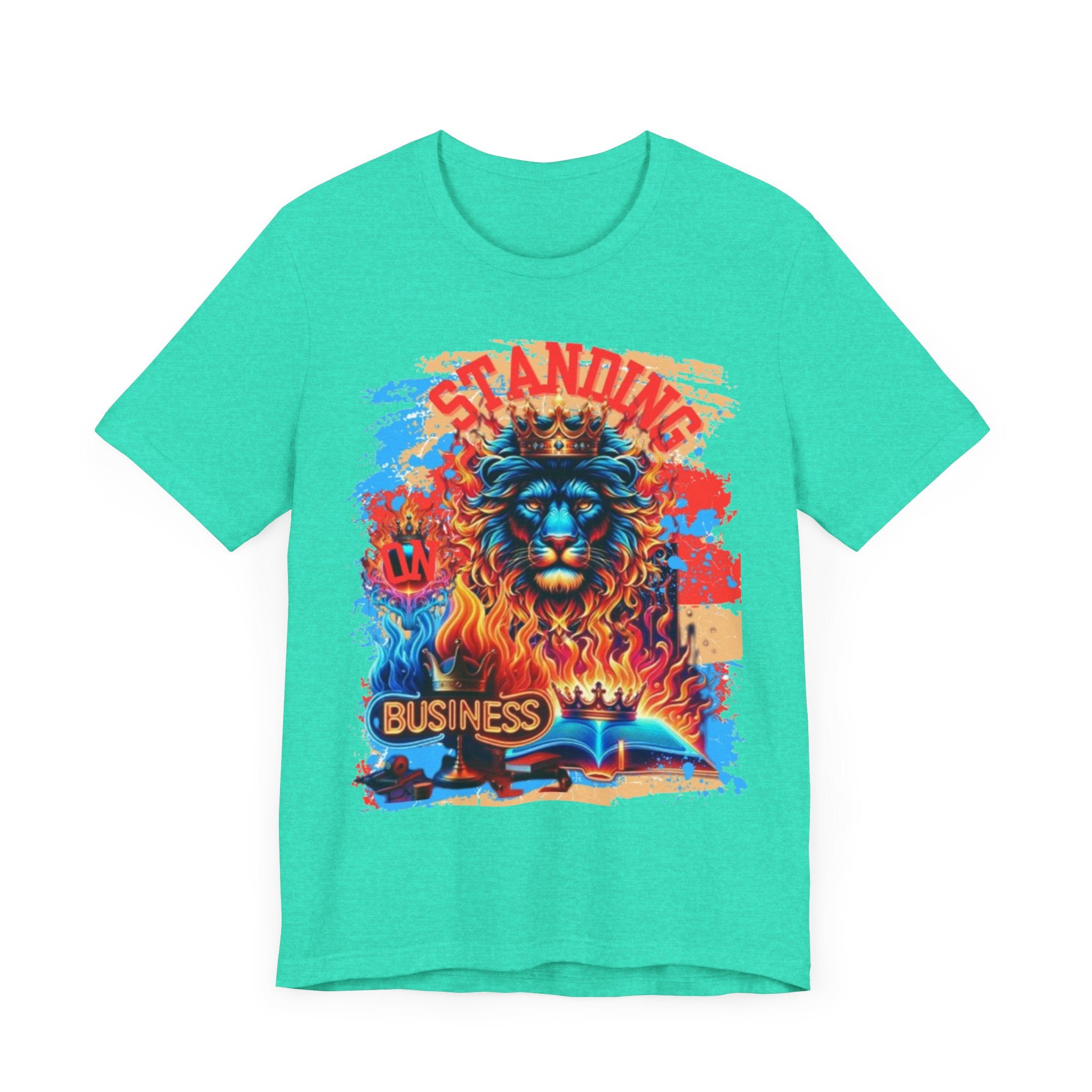 STANDING ON BUSINESS IN RED FIRE ON THE SIDE (UNISEX)