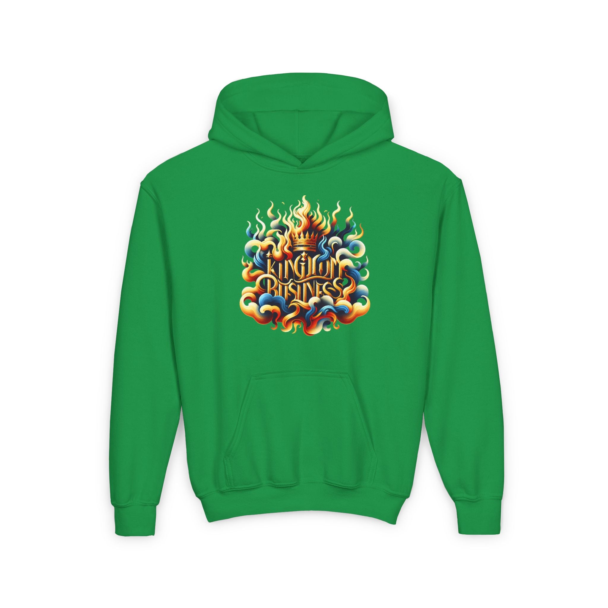 KINGDOM BUSINES Youth Heavy Blend Hooded Sweatshirt