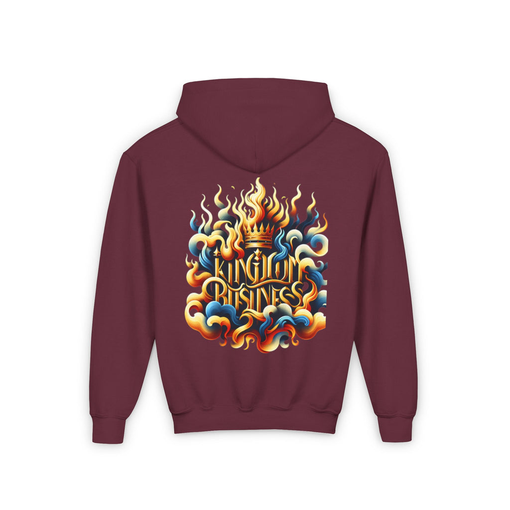 KINGDOM BUSINES Youth Heavy Blend Hooded Sweatshirt
