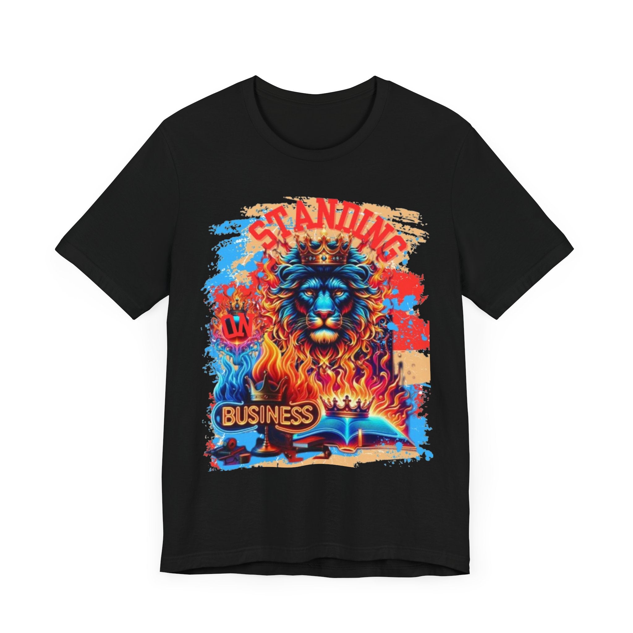 STANDING ON BUSINESS IN RED FIRE ON THE SIDE (UNISEX)