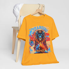 Load image into Gallery viewer, STANDING ON BUSINESS IN BLUE FIRE IN FRONT OF BIBLE (UNISEX)
