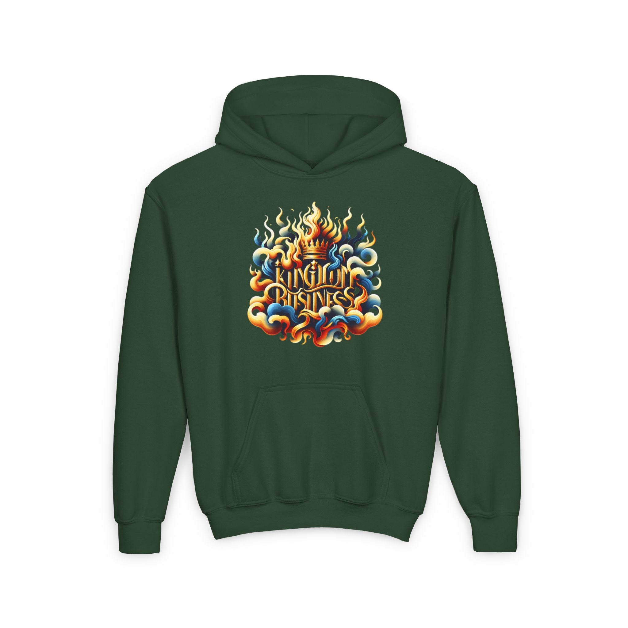 KINGDOM BUSINES Youth Heavy Blend Hooded Sweatshirt