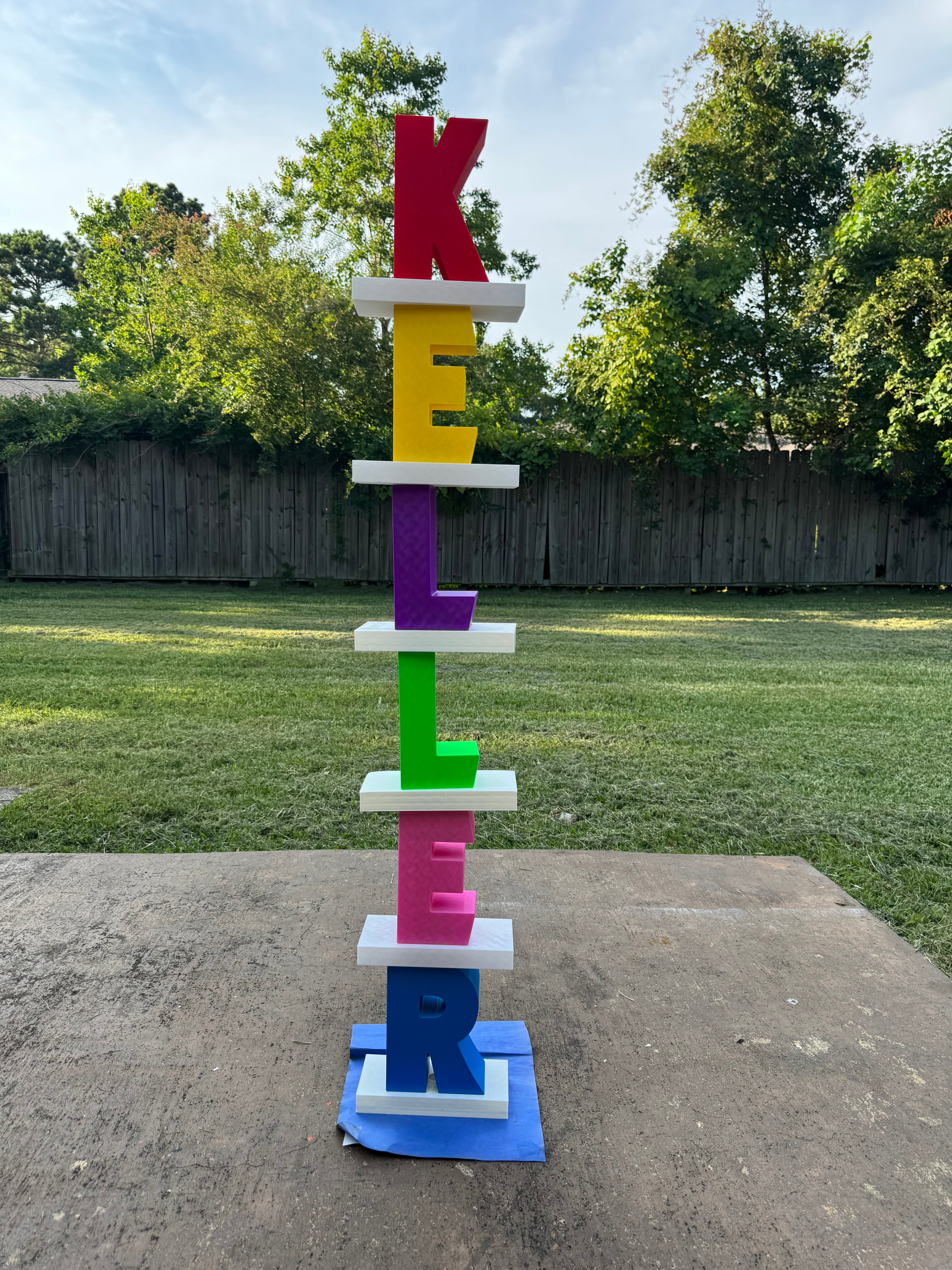 Custom Stackable Letter