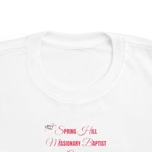 Load image into Gallery viewer, SPRINGHILL MEMBER Toddler&#39;s Fine Jersey Tee
