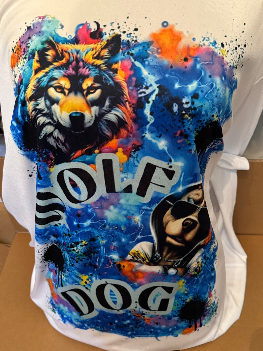 Customized Wolf Dog Shirt