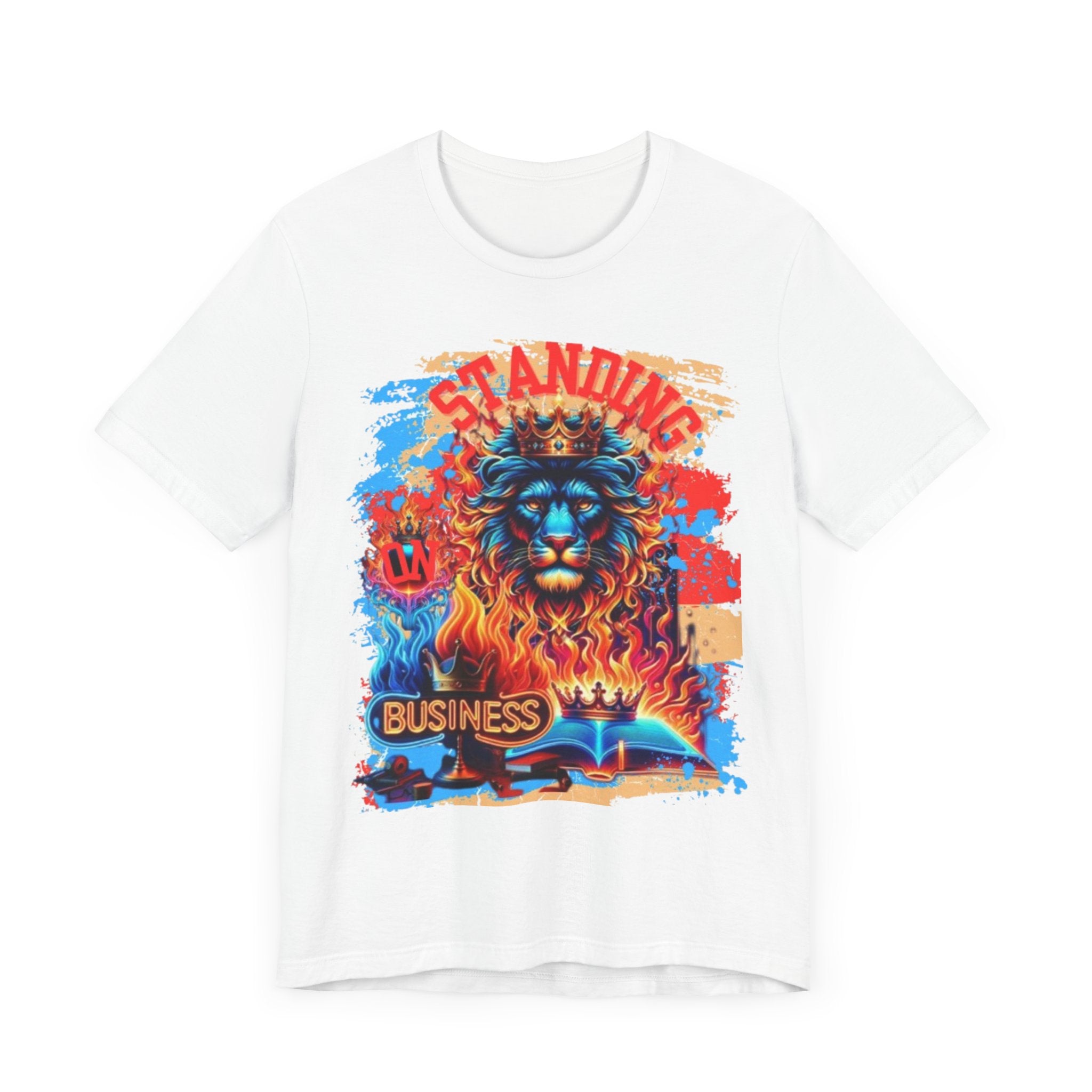 STANDING ON BUSINESS IN RED FIRE ON THE SIDE (UNISEX)