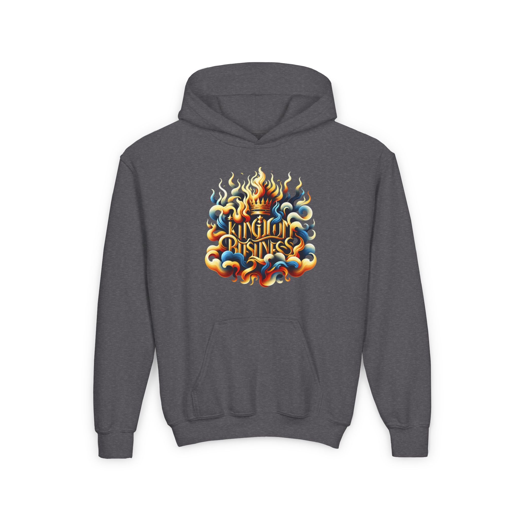 KINGDOM BUSINES Youth Heavy Blend Hooded Sweatshirt