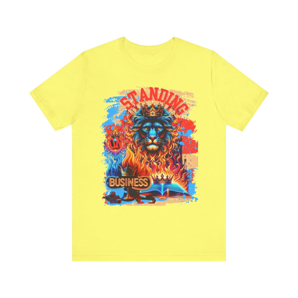 STANDING ON BUSINESS IN RED FIRE ON THE SIDE (UNISEX)