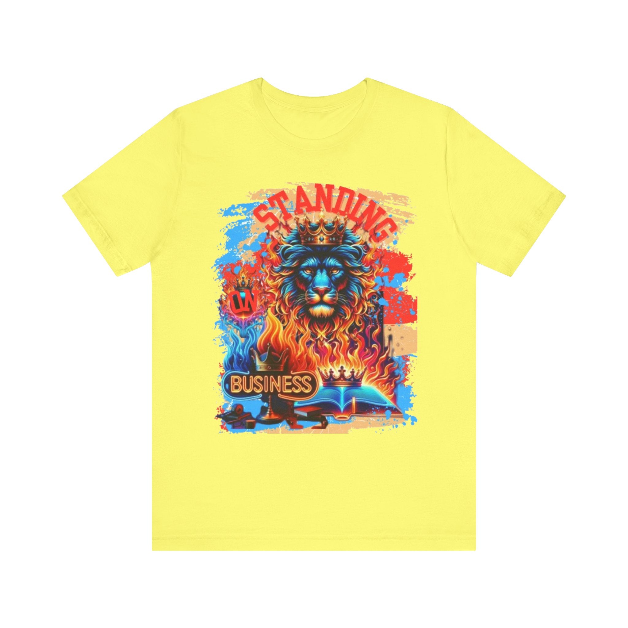 STANDING ON BUSINESS IN RED FIRE ON THE SIDE (UNISEX)