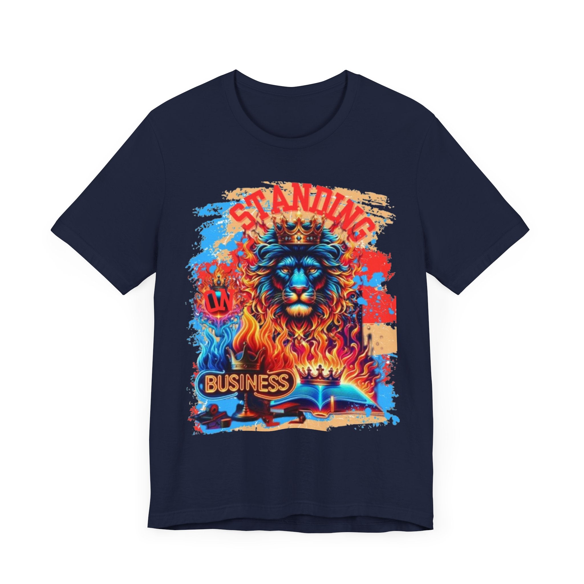 STANDING ON BUSINESS IN RED FIRE ON THE SIDE (UNISEX)