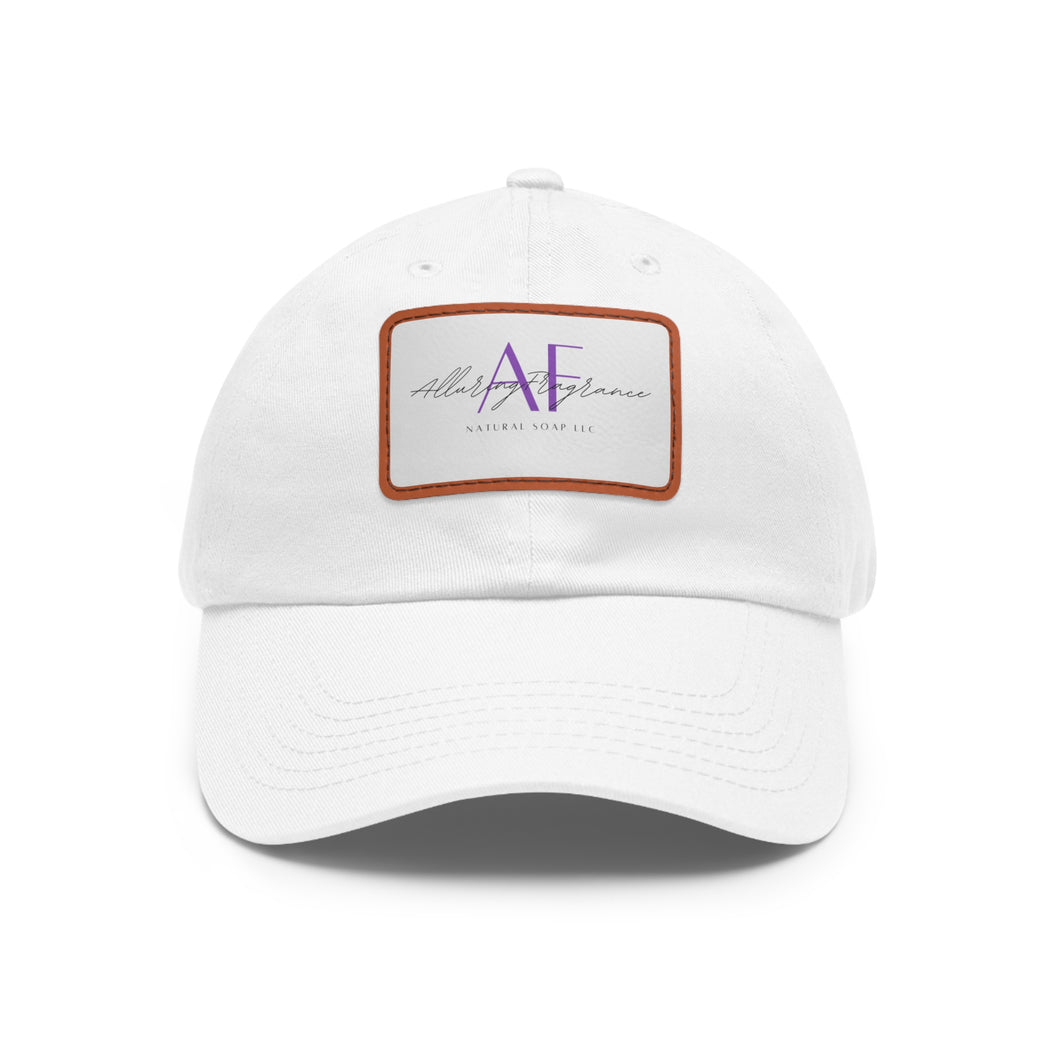 Dad Hat with Leather Patch (Rectangle)