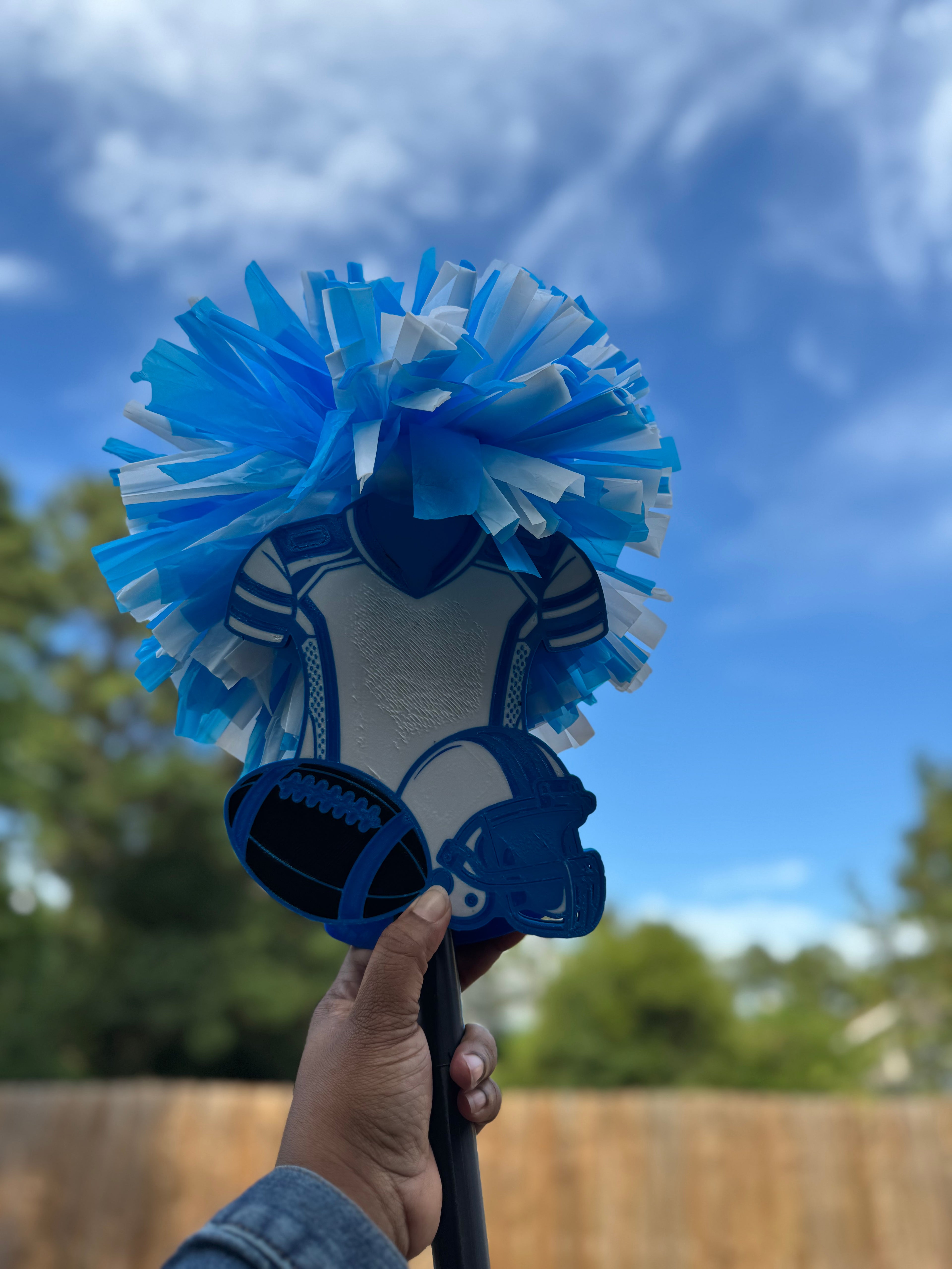 Custom Cheer Stick & Cowbell