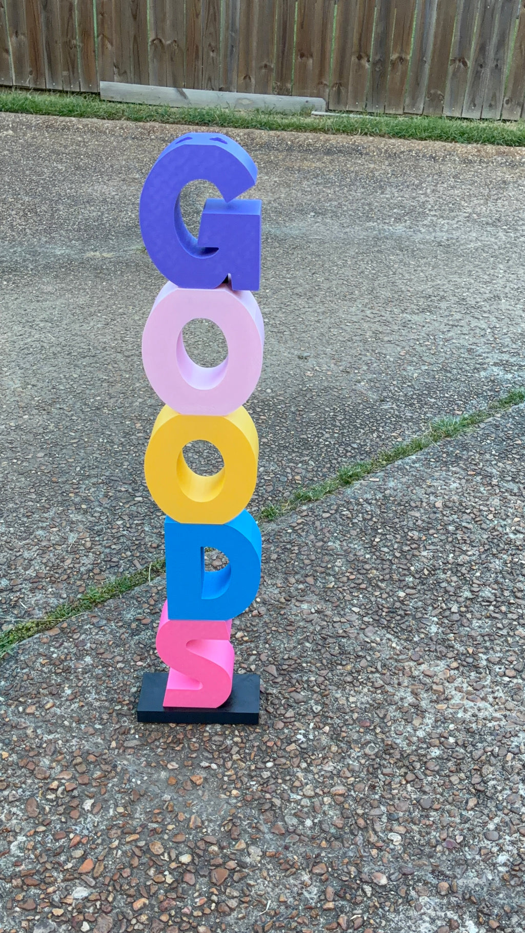 Custom Stackable Letter