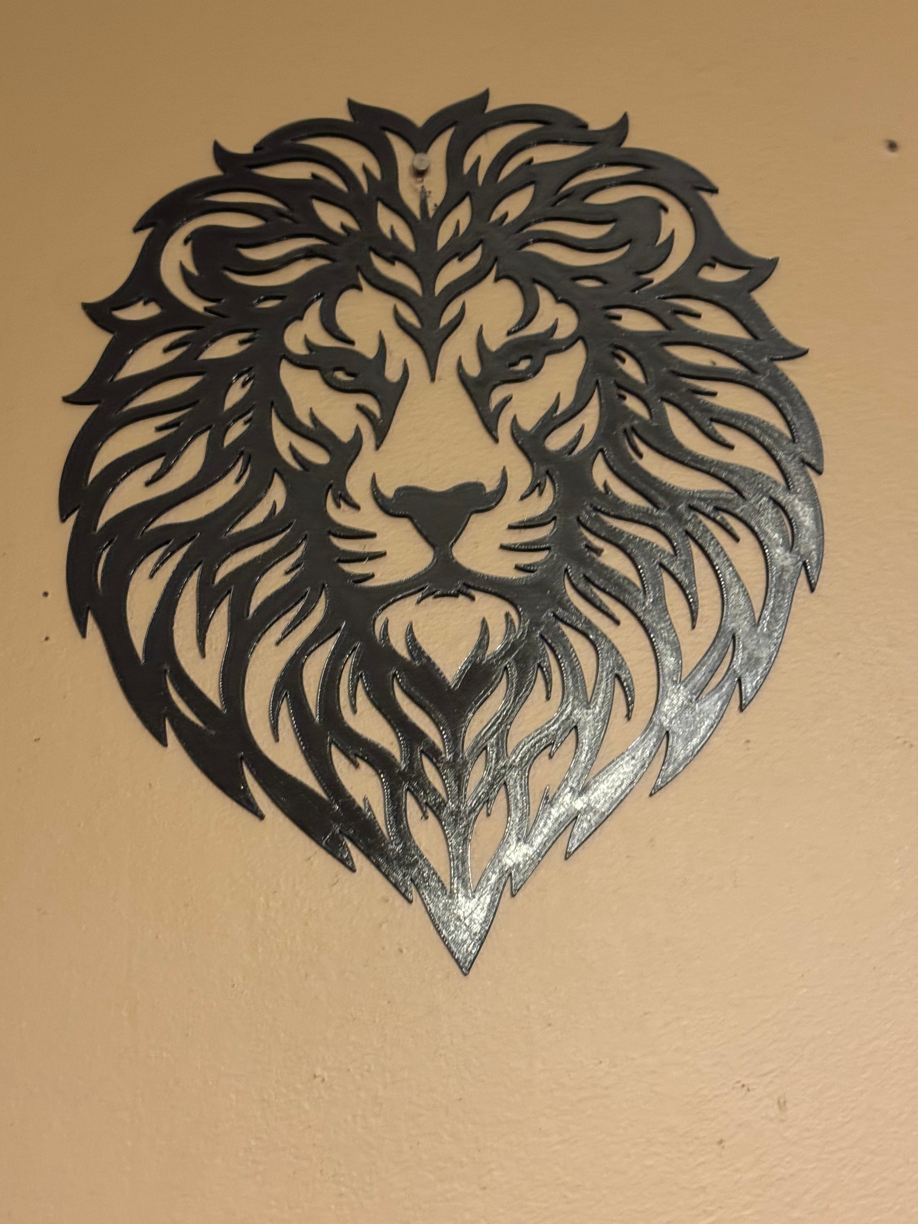 3D Printed Lion Head