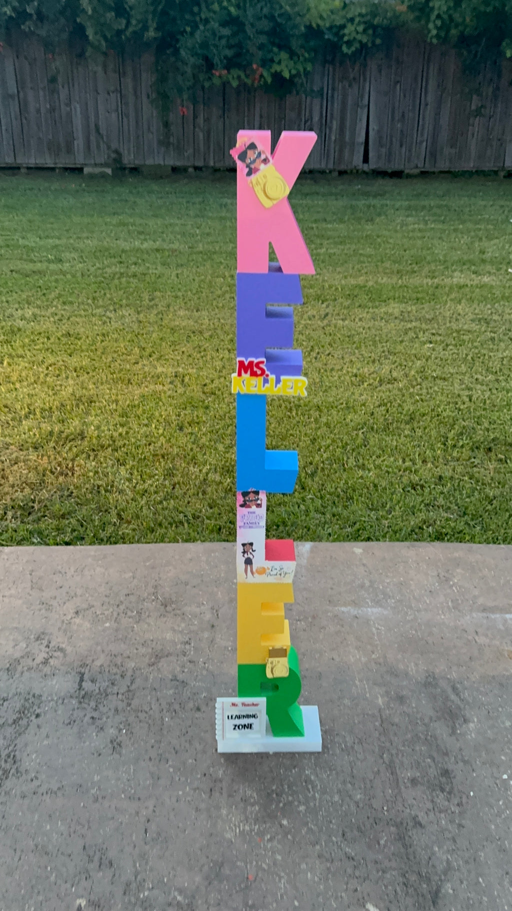 Custom Stackable Letter