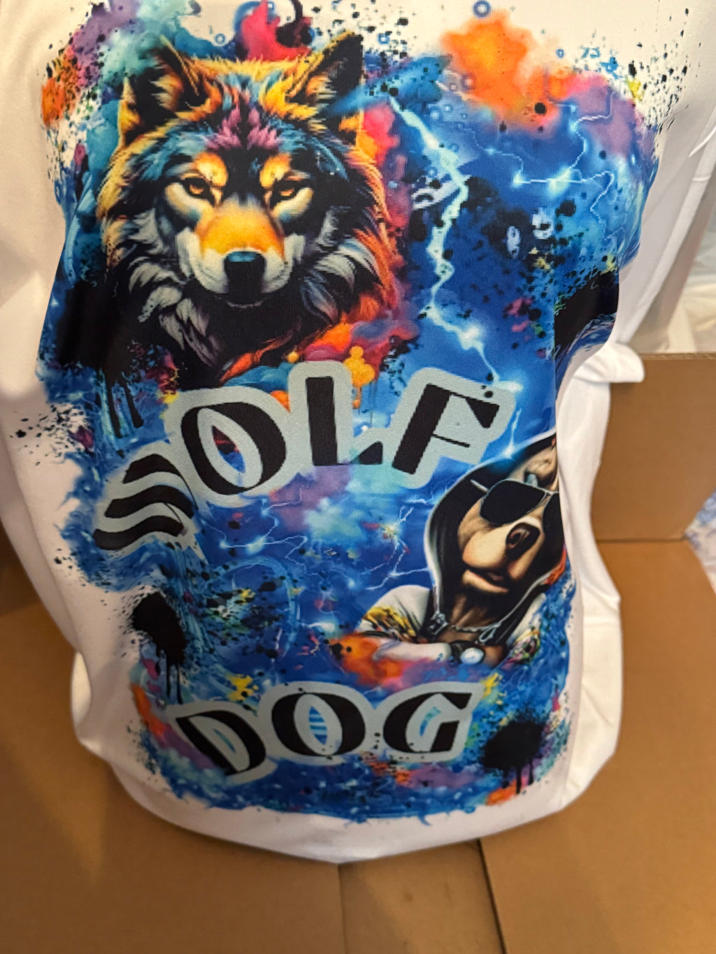 Customized Wolf Dog Shirt