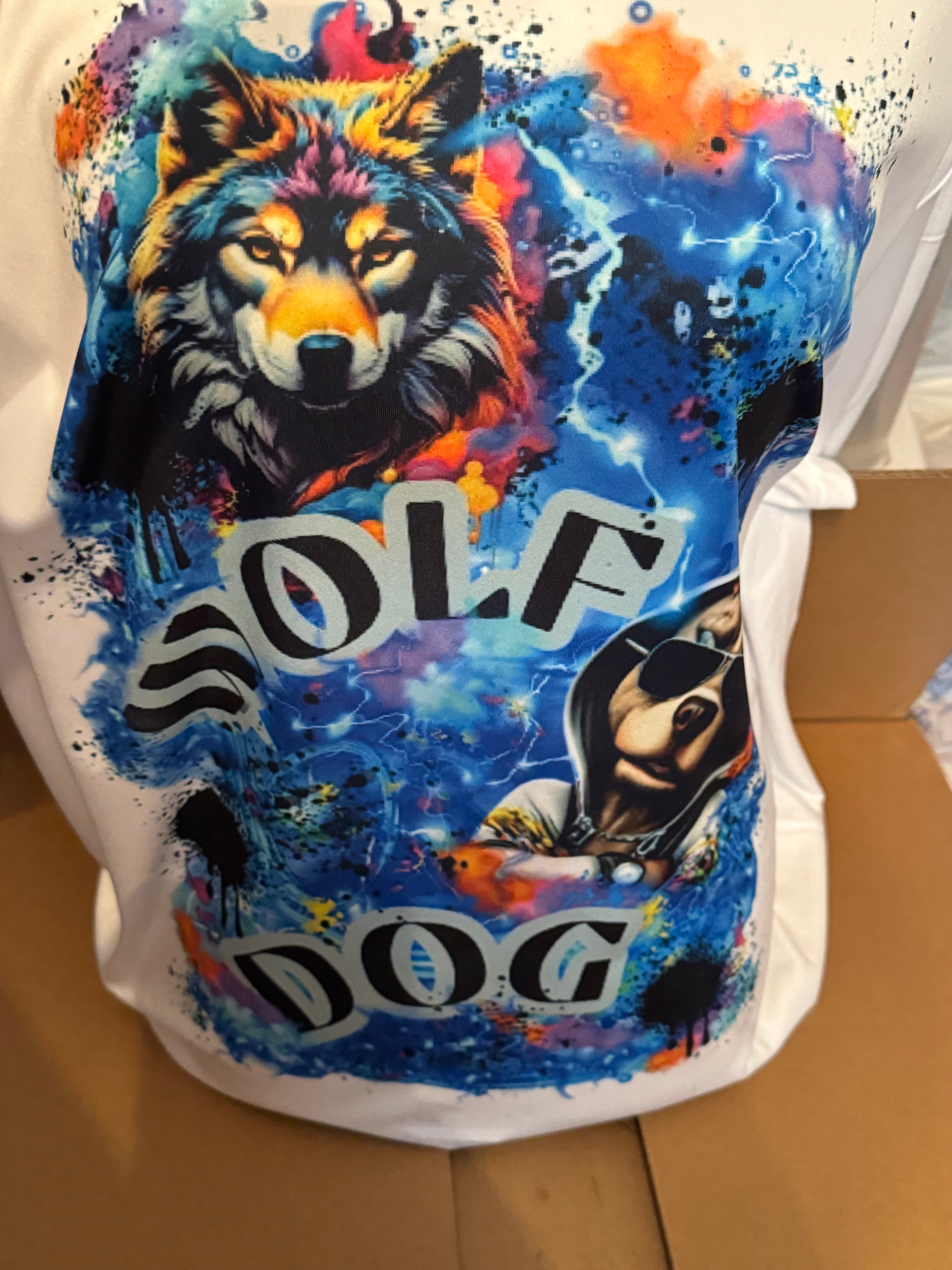 Customized Wolf Dog Shirt