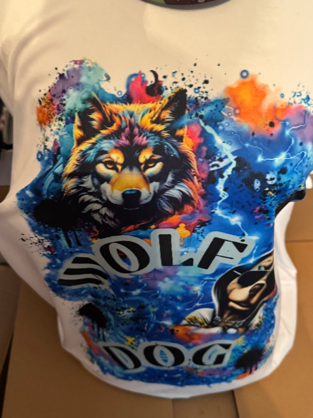Customized Wolf Dog Shirt