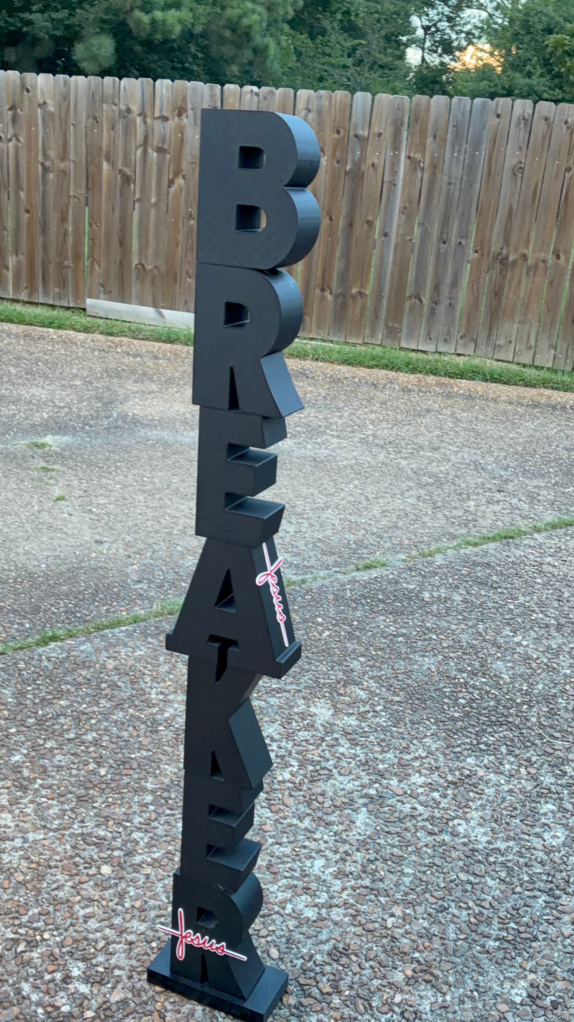 Custom Stackable Letter